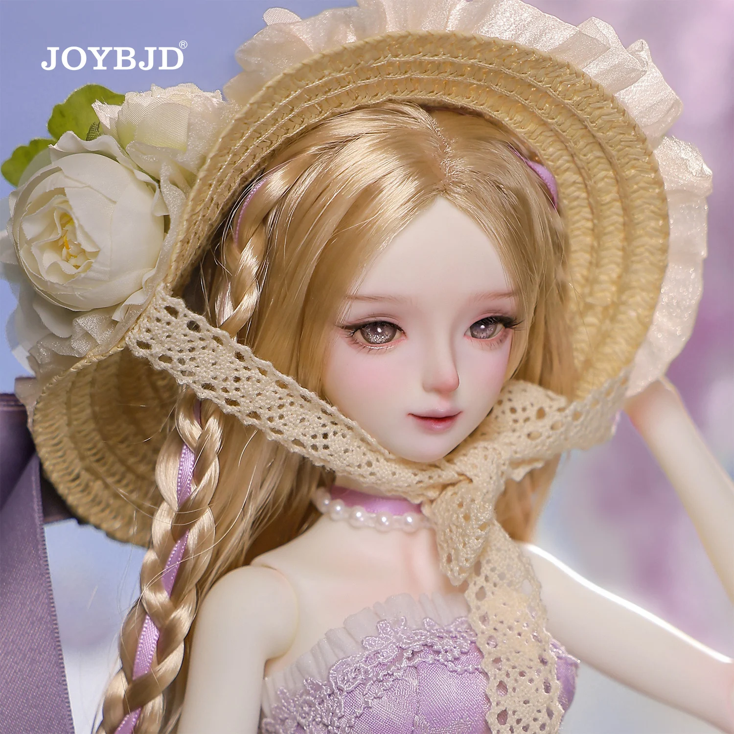 

Joybjd Tsuki B 1/4 BJD - Muxi Body Lavender Fields Provence Floral Dress FullSet Fantasy Collection Dolls