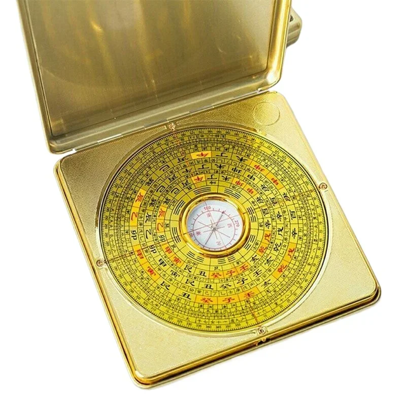 Outdoor Portable Square Feng Shui Compass, High Precision, Sports and Entertainment, Authentic
