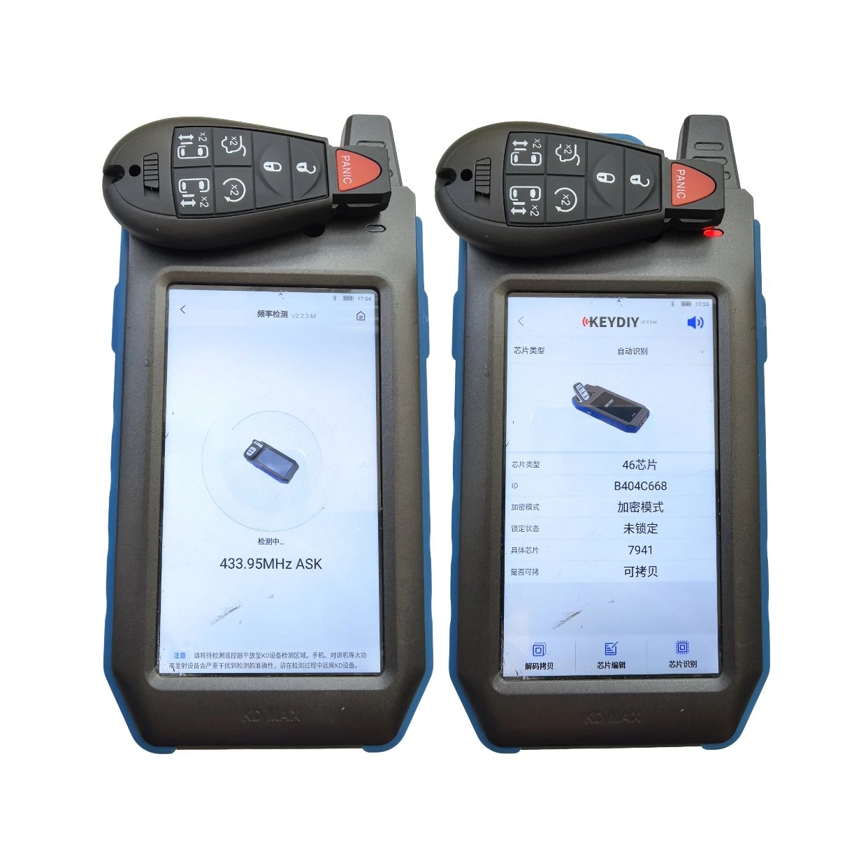 JXKEY 433Mhz 46 ชิปรีโมทกุญแจรถ M3N5WY783X สำหรับไครสเลอร์ทาวน์&ประเทศรถจี๊ปแกรนด์เชโรกีดอดจ์คาราวานการเดินทาง IYZ-C01C