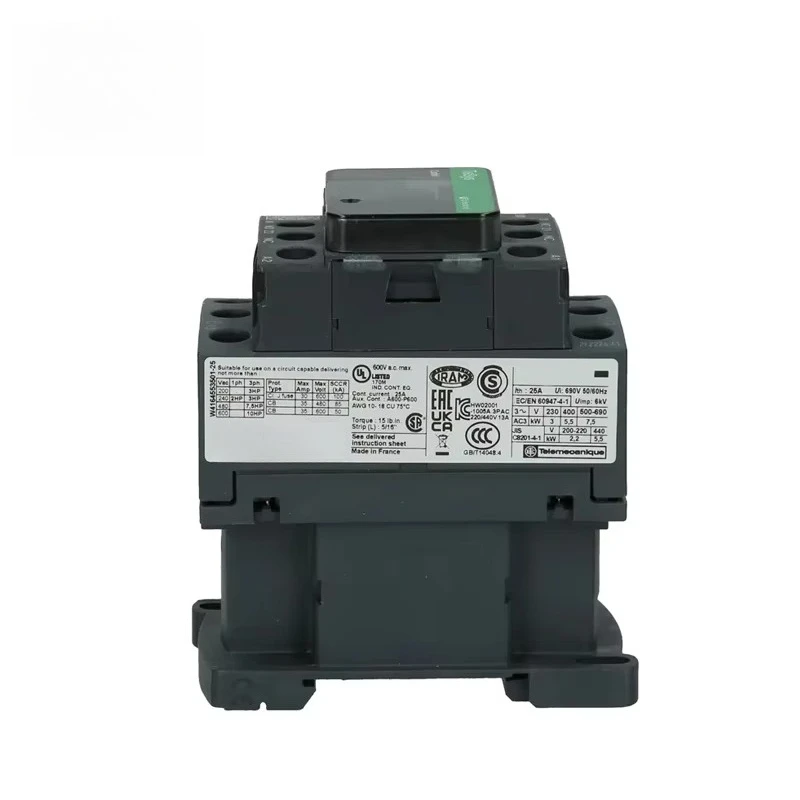 Low Power Consumption in Stock DC 1 Pole Contactors 22v for LC1D12P7  Spot Inventory Applicable to  AC Contacto  AC Coil