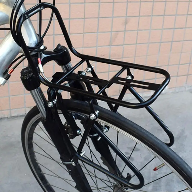 Bicycle MTB Racks Bike Front Carrier Rack Road Bike Cargo Racks Carrier Bag Luggage Shelf Bracket Bike Accessories