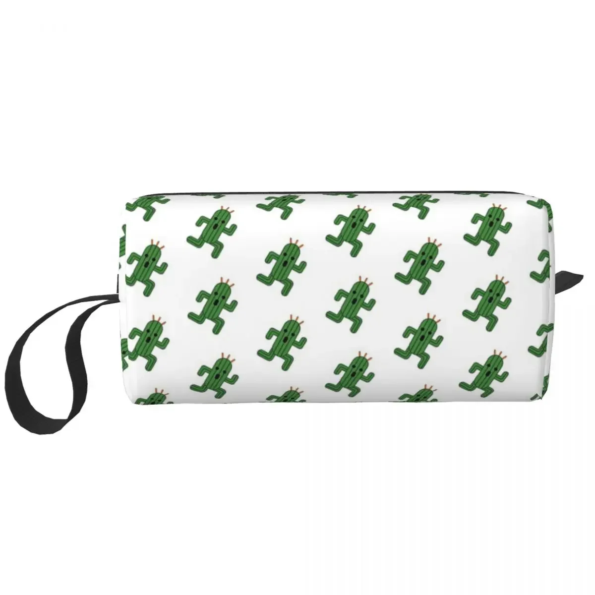 

Cactuar Makeup Bag Cosmetic Organizer Storage Dopp Kit Toiletry Cosmetic Bag for Women Beauty Travel Pencil Case