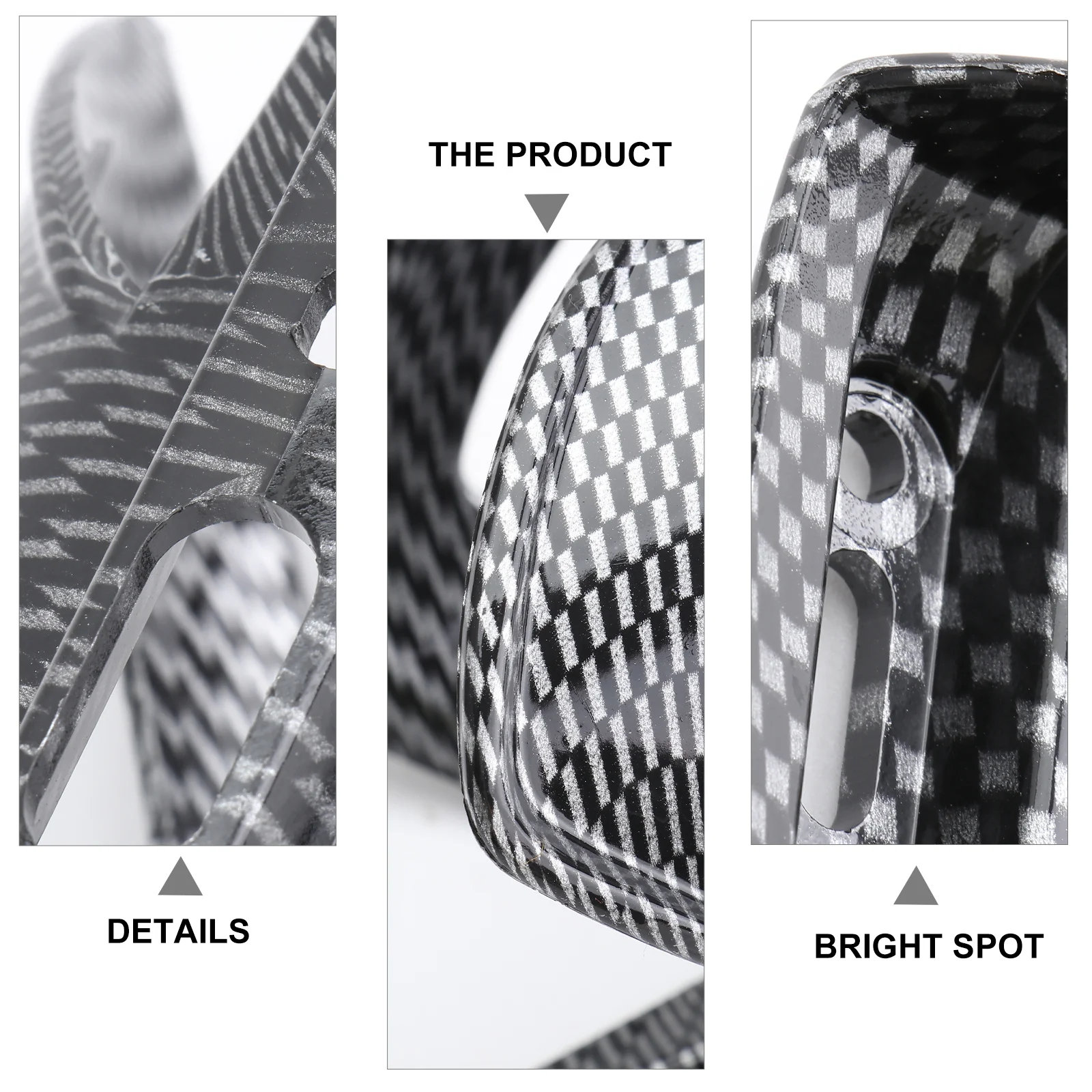 

Bike Bottle Holder in Carbon Look Fits All Fahhrad Mountain Bikes Easy Install for Most Bottle Sizes Up to 8Cm Diameter