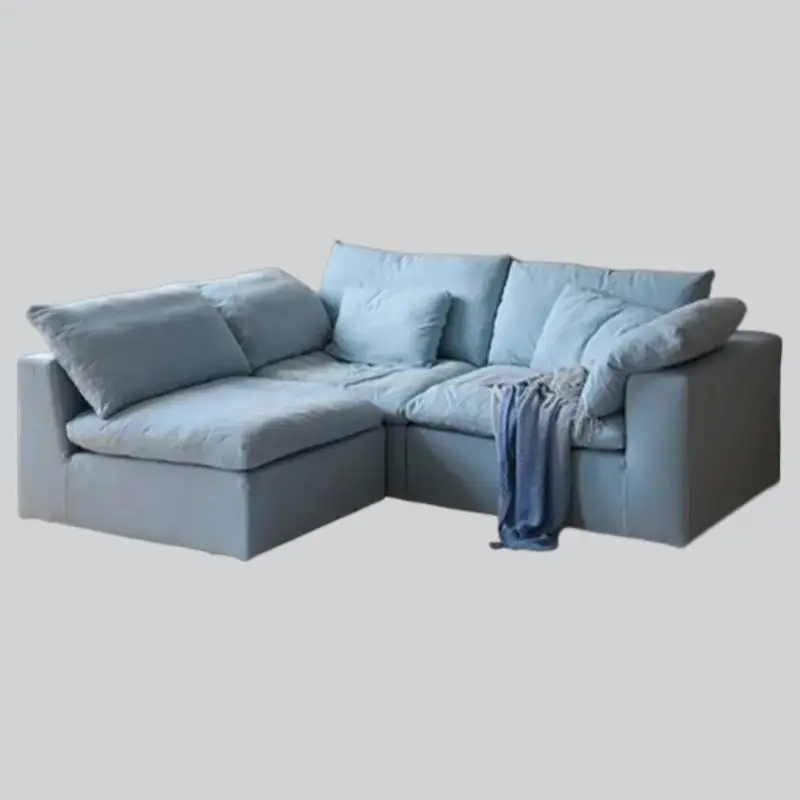 Sofás de salón Queen europeos, sillón reclinable azul, sofás para dormir, salones, sofá moderno Da Soggiorno, muebles para el hogar