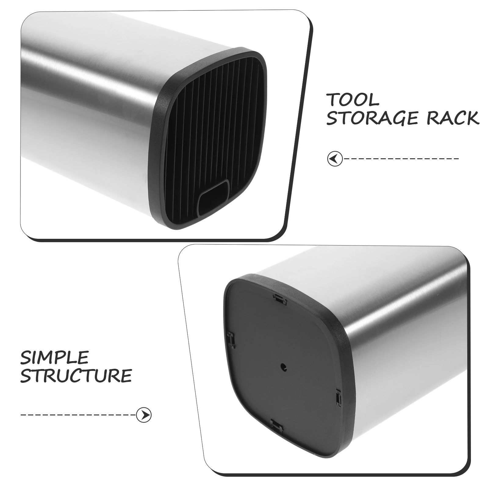 

Multifunctional Rack Stainless Steel Holder Compact Design Kitchen Supplies Tool Storage Small Hole Dry Practical