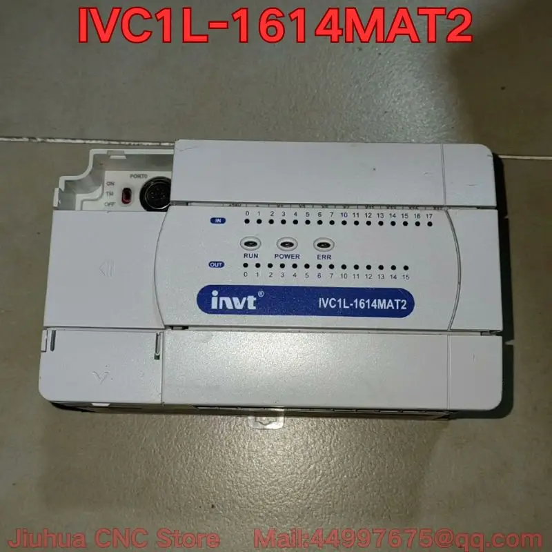 

Second-hand IVC1L-1614MAT2 PLC controller functional test is normal