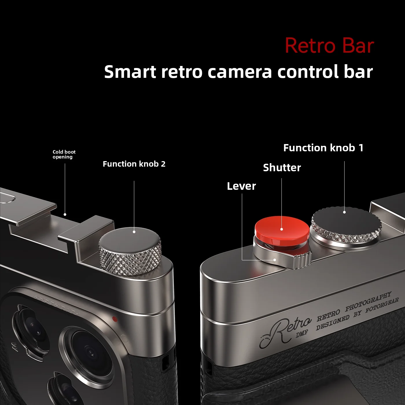 Fotorgear Professional Retro Photography Kit T-Mount For iPhone17