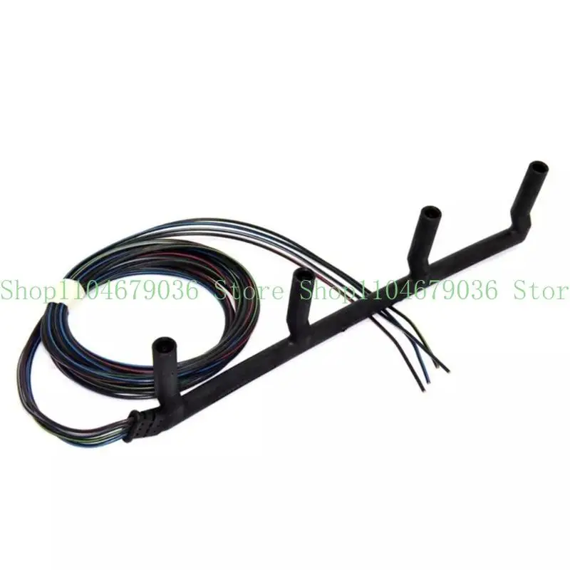 652F Engine Preheat Heater Cord Glow Plug Wire Harness Assembly Repair Set for Golf 038971782C 904-417 V10830116 84554003001