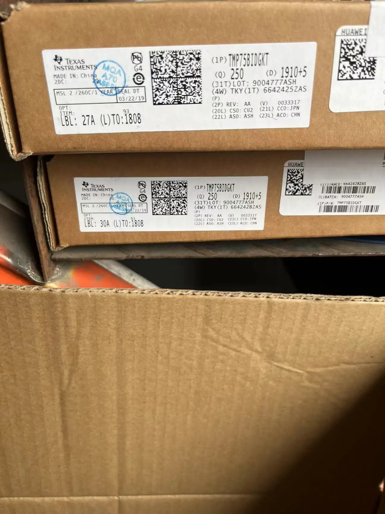 TMP75BIDGKT MSOP8, 100% Nouveau, Original, En Stock