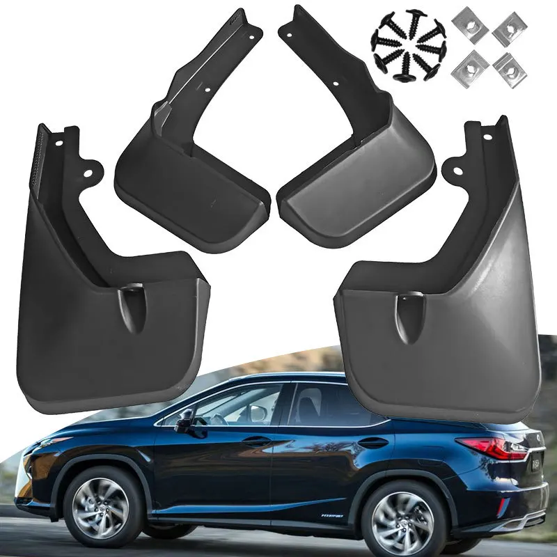 

4PCS/SET Mud Flaps Guards For LEXUS RX RX350 RX450h RX200T RX350L 2016 2017 2018 2019 Mudguards Mud flaps Splash Guards fenders