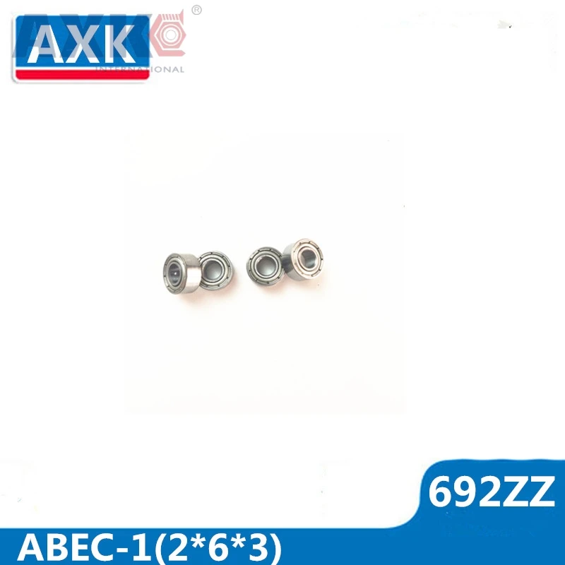 

AXK 692ZZ ABEC-1 (10PCS) 2x6x3mm Miniature Ball Bearings 619/2ZZ