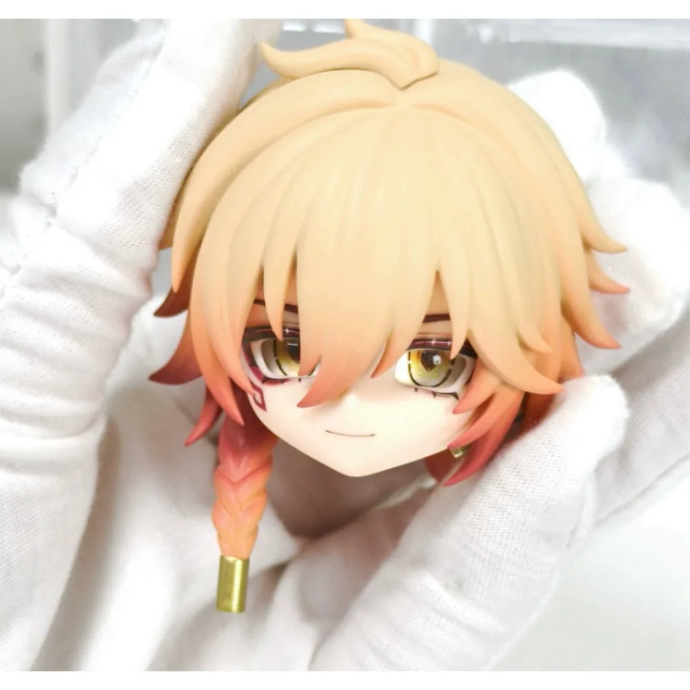 Mydei Ob11 Doll Head Handmade Faceplates Hair 1/12 1/8 1/6 Bjd Doll Wig Customized Product Anime Game Cosplay Toy Accessories