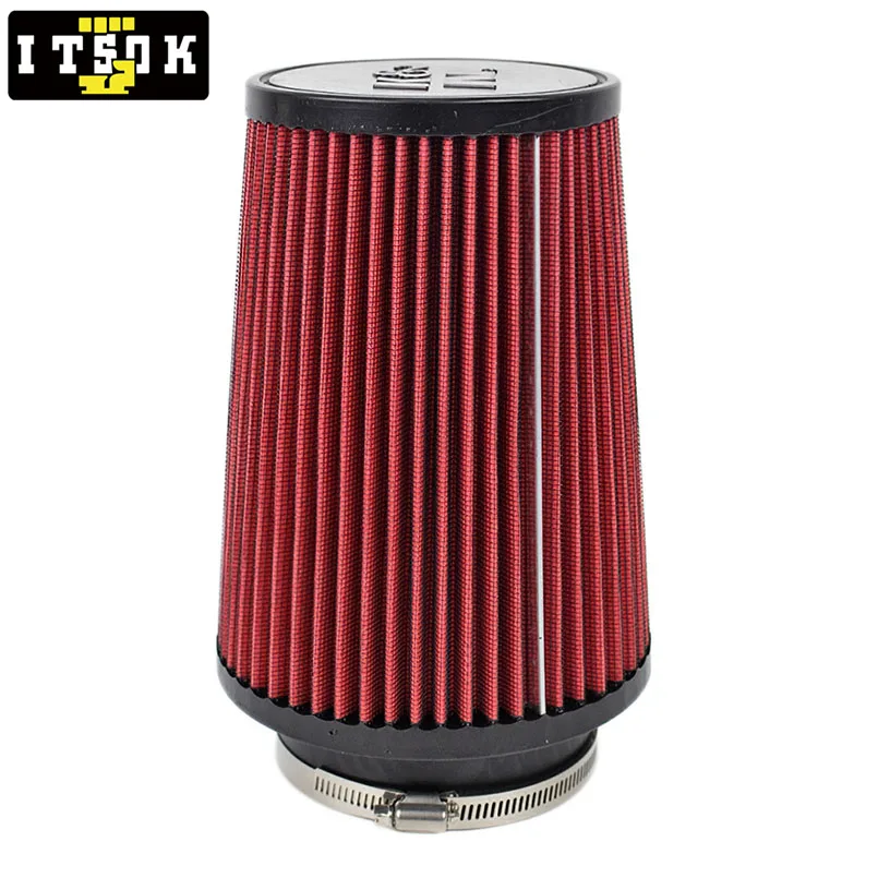 76mm Intake Air Filter 3 Inch High Flow 89mm 102mm 3.5inch 4inch 3.5/4 Inch Long Racing Performance Cone Airfilter for K N