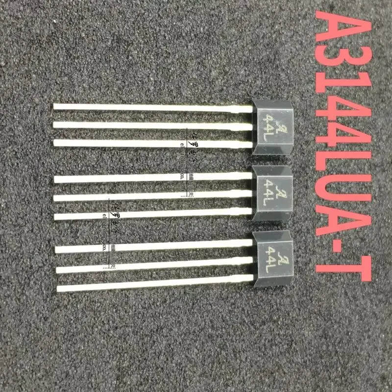 Elemento de interruptor hall magnético de pólo único A44L A3144LUA-T 44L sensor hall TO-92S