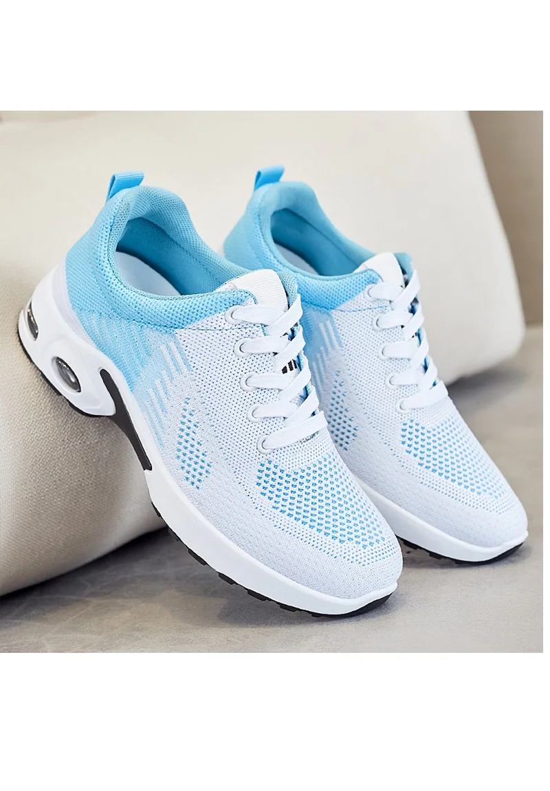 2024 Women's Sports Shoes Spring Women Casual Sneakers Outdoor Running Shoes Fashion Urltra Light Knit Breathable Shoe