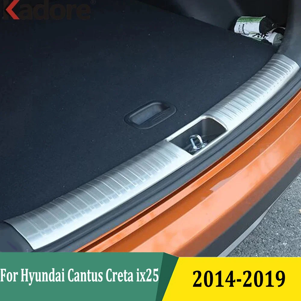 

Внутренняя накладка на задний бампер для Hyundai Cantus Creta ix25 2014-2017 2018 2019