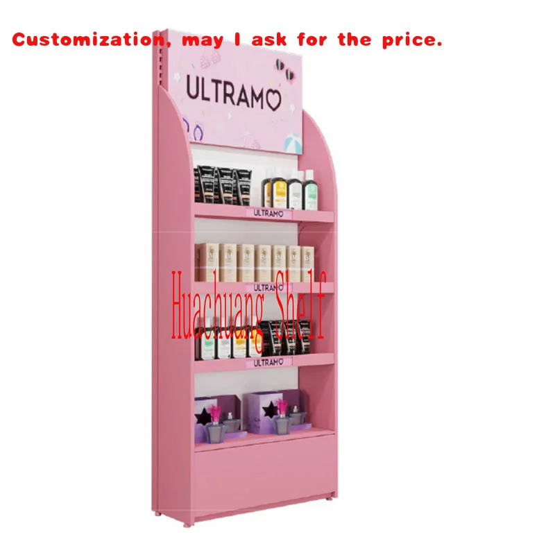 

custom.YiSheng Heavy Duty Double-Sided Perfume Cosmetic Display Storage Shelf Boutique Cosmetics Cabinet Showcase Perfume Displa