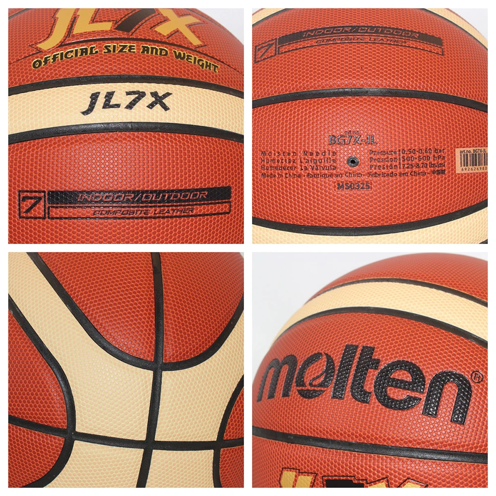 Molten Nieuwe Basketbal Bal Officiële Maat 7/6/5 PU Leer voor Outdoor Indoor Match Training Mannen Vrouwen Leagues Baloncesto