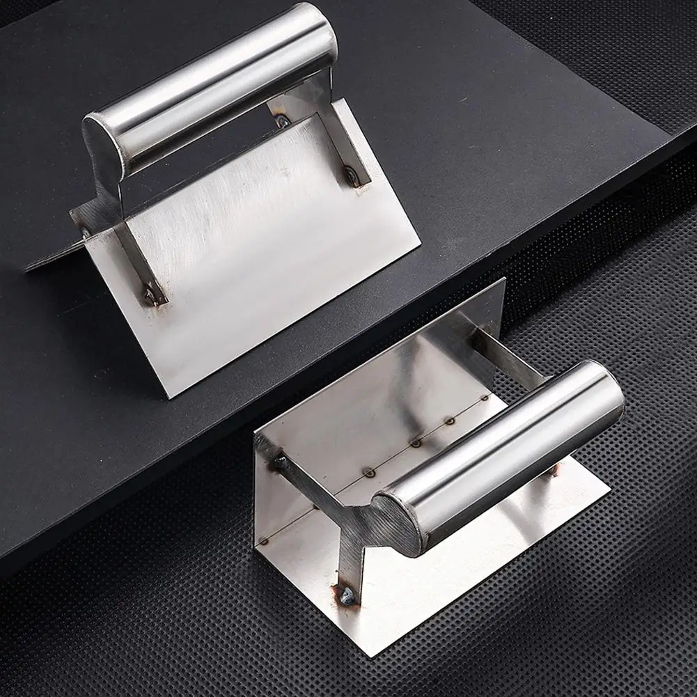 Corner Trowel Stainless Steel With Grip Handle Professional Plaster Accessory Wall Repair Tool For Mudding Drywall Scraping