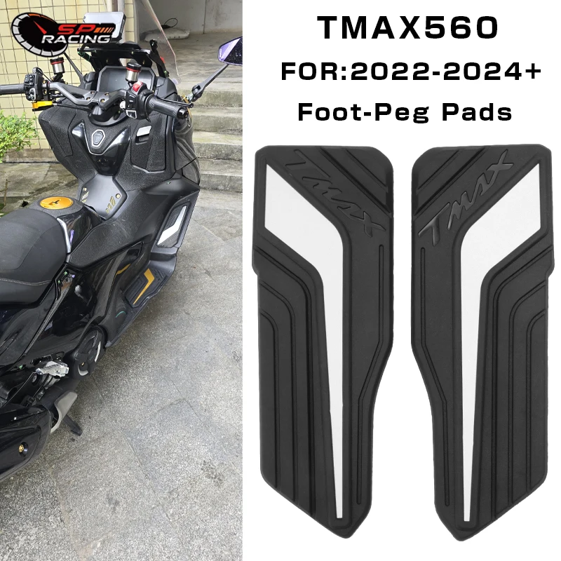 

Для Yamaha TMAX 560 tmax560 2022 2023 2024 + модифицированные педали противоскользящие педали аксессуары для мотоциклов ножные педали