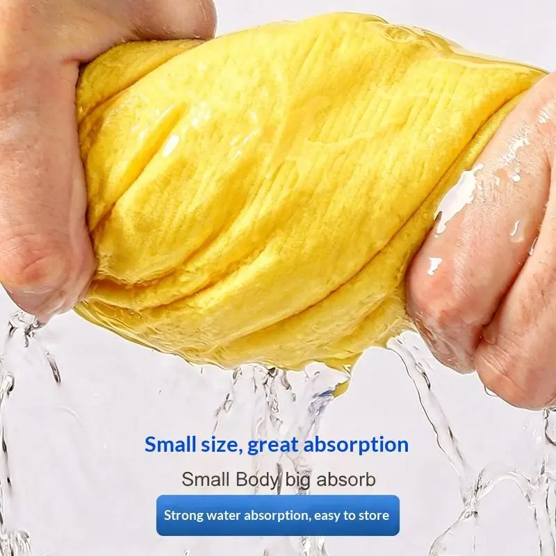Lint Free Reusable Chamois Car Cleaning Cloths Super Absorbent Multicolor Durable Towel for Auto Interior Exterior Care