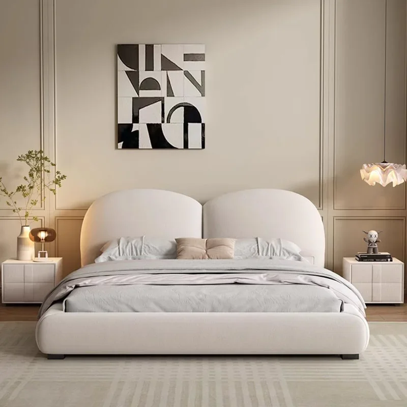 SM Modern Comforter Frame Double Bed Luxury Platform Full Size Double Bed Headboards Living Room Camas De Casal Home Furniture