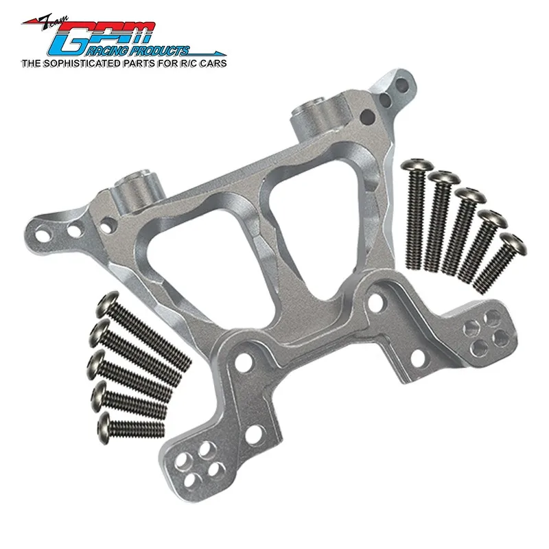 GPM-voorste schokdemperbeugel van gelegeerd metaal, geschikt voor de TRAXXAS 1/10 Slash 4X4 / Ford F-150 Raptor R / Stampede / Ford Fiesta ST Rally.