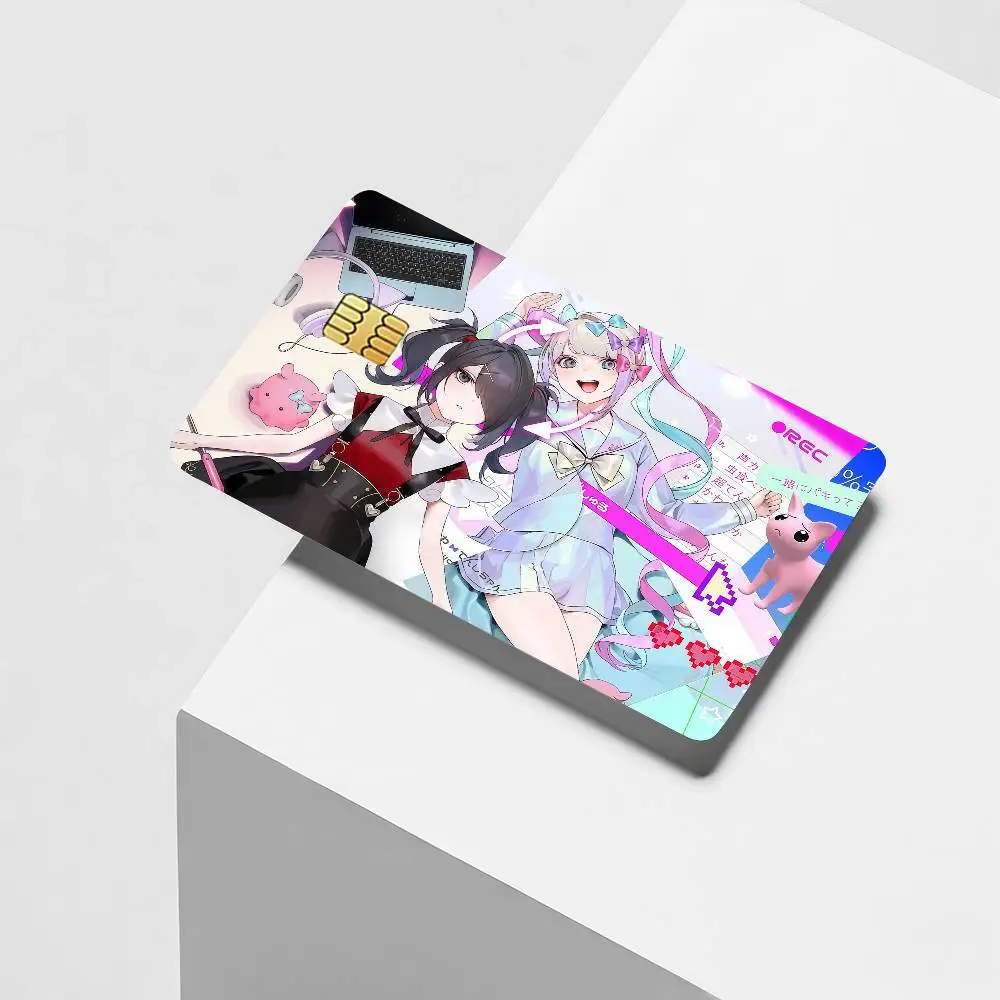 Game N-NEEDY S-STREAMER O-OVERLOAD Credit Card Decorative Card Stickers Suitable For Bank Cards Metro Transit Anti-scratch Gift
