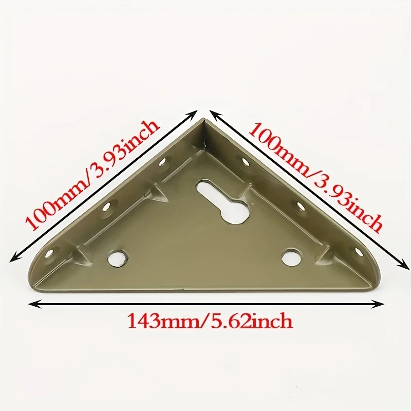 2pcs DIY Plates for Wood Fixing Connector Fixing Brackets Shape Brackets Flat Corner Brace Plates Metal Repair Stainless Steel