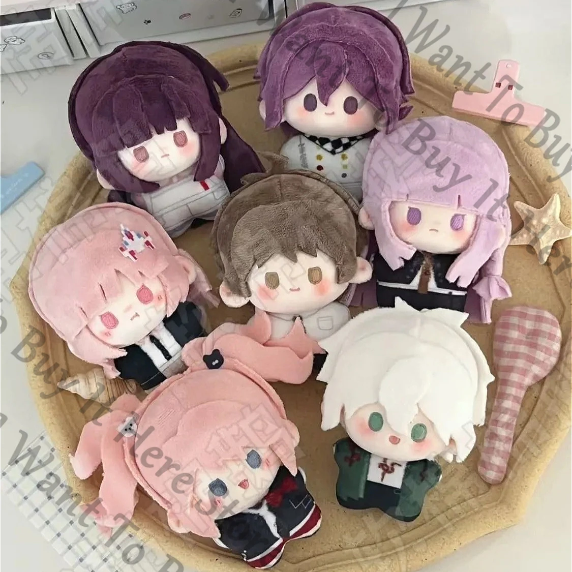

Аниме Danganronpa Kokichi Ouma Nagito Komaeda Hinata Hajime Nanami ChiaKi Kirigiri Kyoko Косплей Мультфильм Maumet Талисман Подарок фанатам
