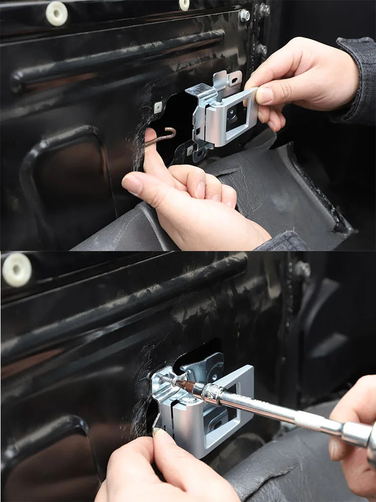 For Land Rover Defender 90 110 2004-18 Aluminum Alloy Car Door Inner Door Bowl Door Handle Decoration Replacement Accessories