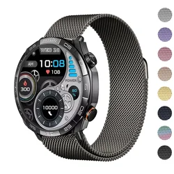 Loop Band for HAYLOU Solar 5 Strap Magnetic Stainless Steel Metal Wrist Bracelet for HAYLOU Solar 5 Watch Accessories