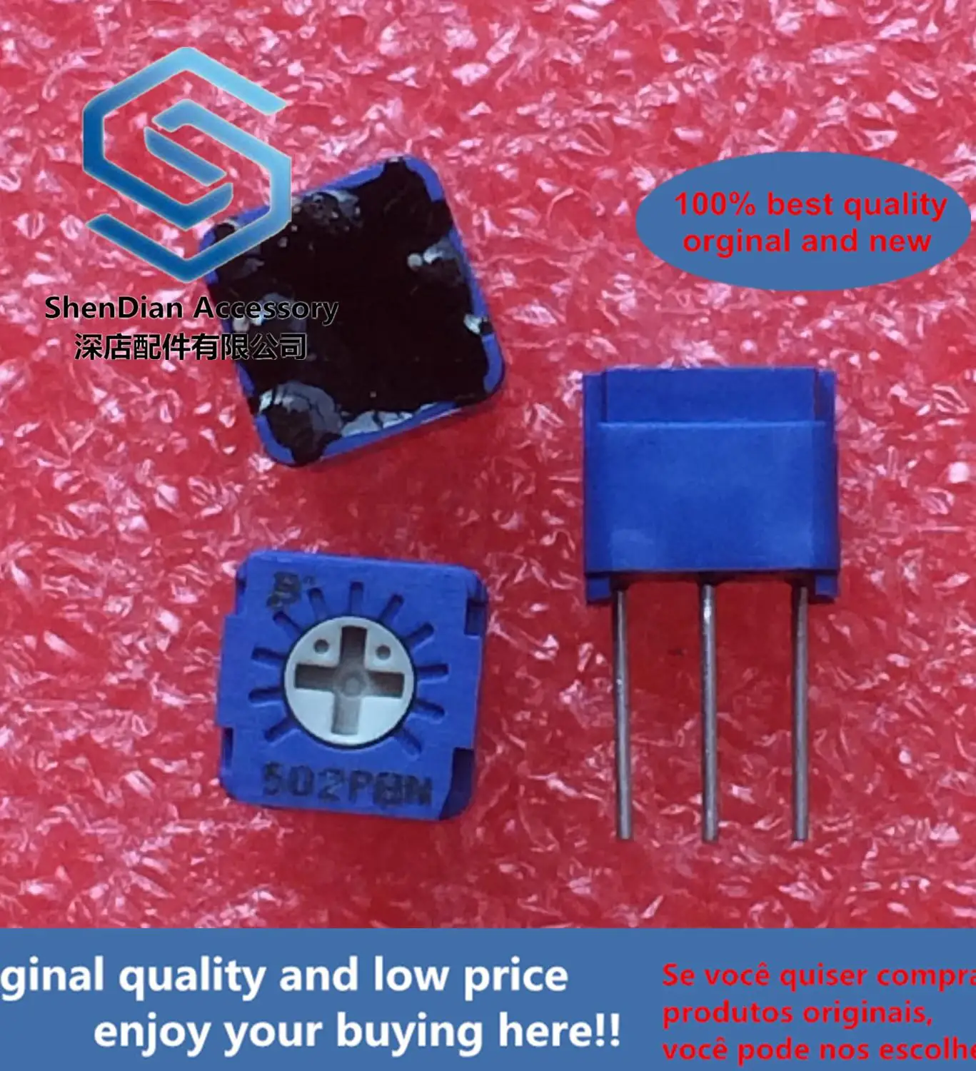 10pcs only orginal new Adjustable resistance 502 5K precision adjustable
