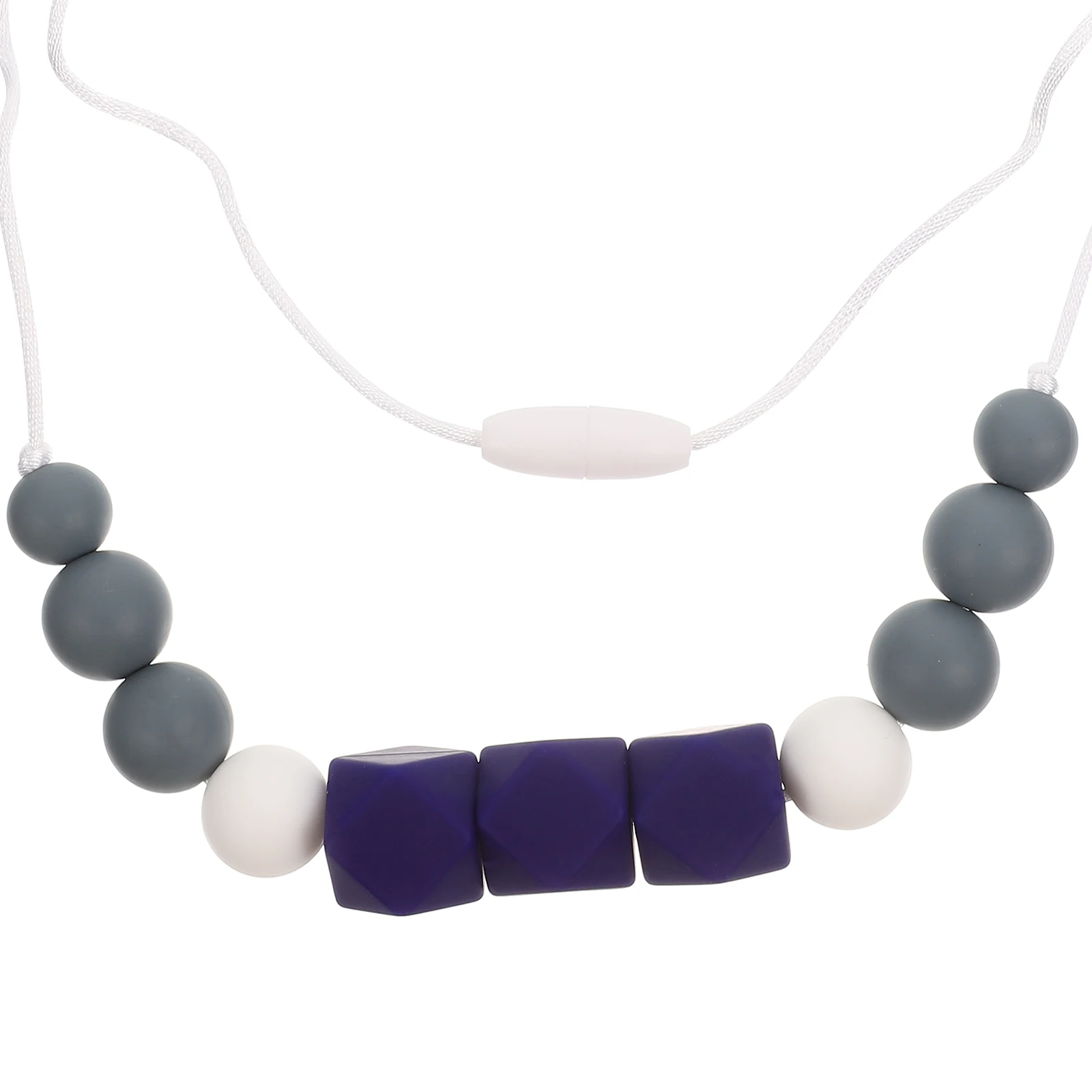 

Baby Necklace Teether Toy Infant Teething Chewing Silicone Kids Molar for Girl Babies Toys