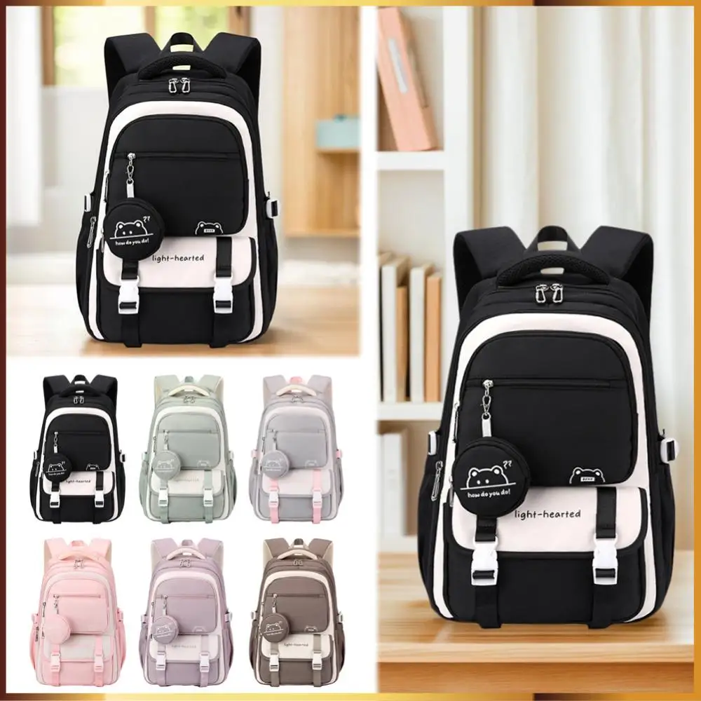 ladies-all-match-bag-large-capacity-kawaii-nylon-backpack-floral-printed-simple-travel-rucksack-trip-backpack