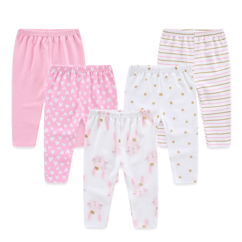 100% Cotton For babies 5 piece Fashion every season Soft Cartoon unisex