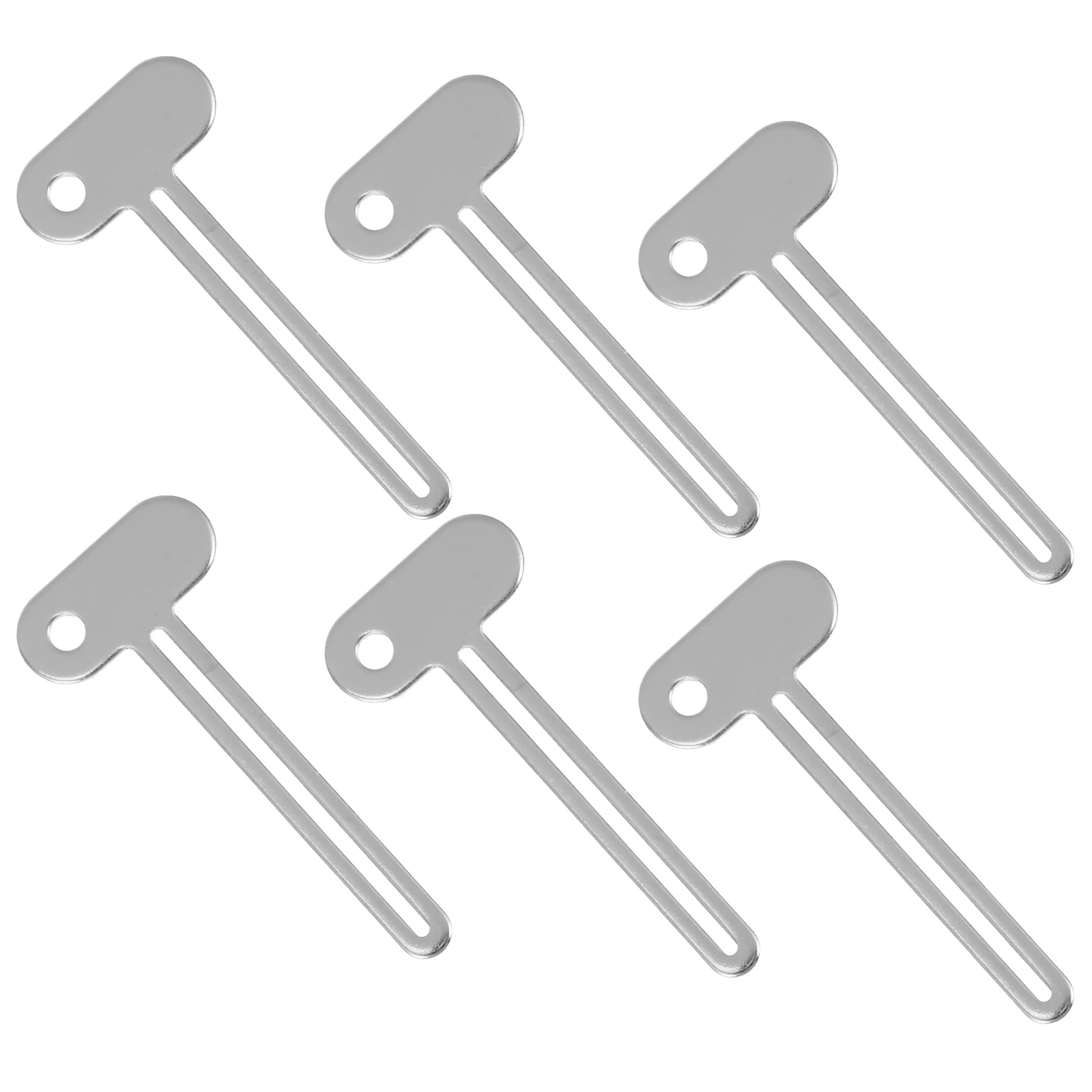 

6 Pcs Toothpaste Extruder Squeezer Metal Squeezing Device Roller Tube Presser Holder