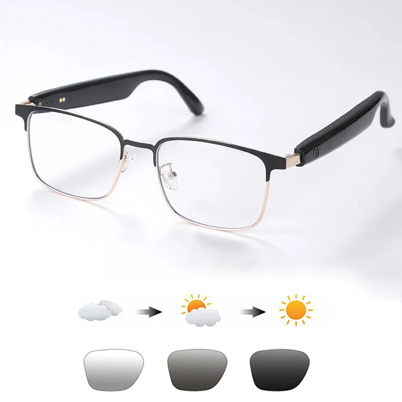 

Умные очки Meagtlva, поляризационные солнцезащитные очки с Bluetooth-динамиком, спортивная/наружная защита от ультрафиолета и голосовое управление, унисекс