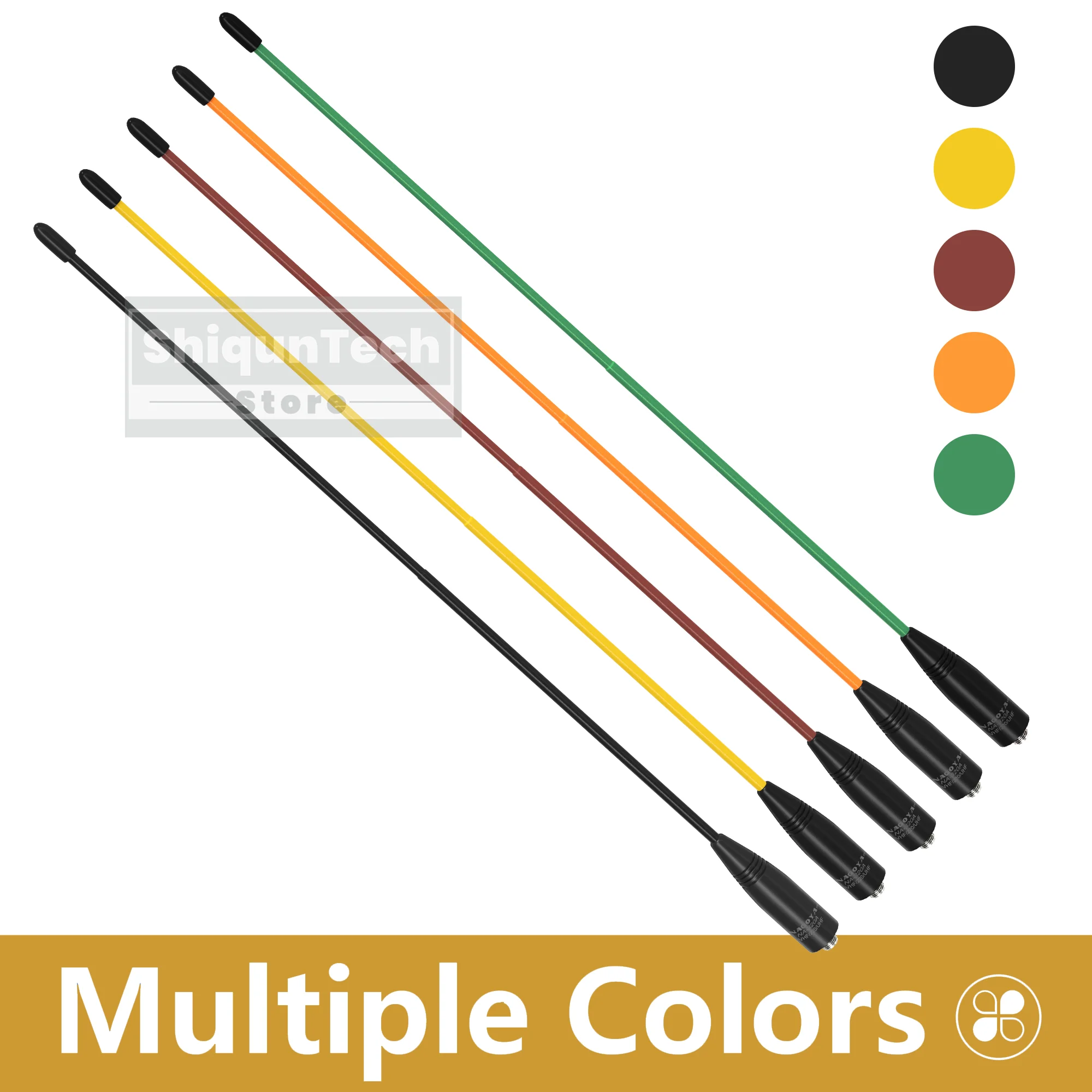 Original Nagoya NA-320A Antenne Tri-Band SMA-Buchse 144-220-440 Mhz Weiche Peitsche Antenne Für Quansheng TK118 Retevis RA685 RT86 Radio