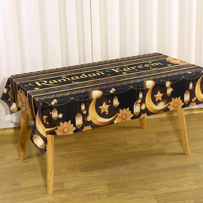 ديكور رمضان مفرش المائدة عيد مبارك الديكور 2026 للمنزل غطاء الطاولة رمضان كريم إسلامي مسلم هدايا عيد الأضحى #6