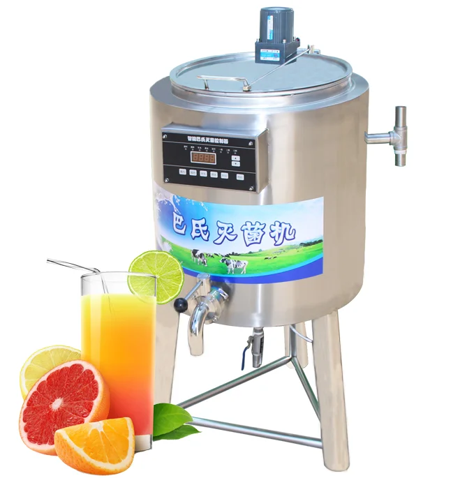 Stainless Steel Small Milk Pasteurization Tank/50-200L Uht Milk Pasteurizer/150l Dairy Pasteurizer for Sale