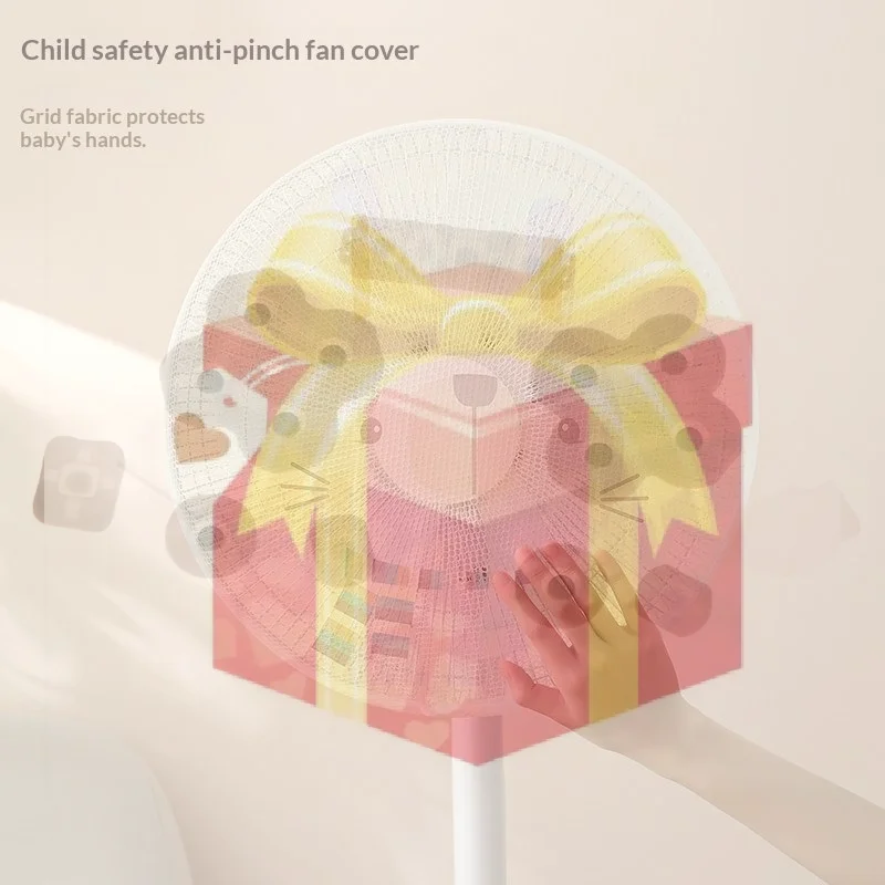 Child Safety Electric Fan Protective Net Covers Anti Pinch Hand Mesh Guard Dustproof Protection for Home 