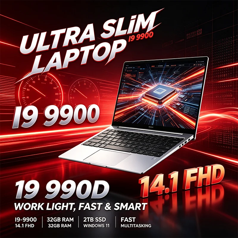 Notebook Ultra Fino de 14,1