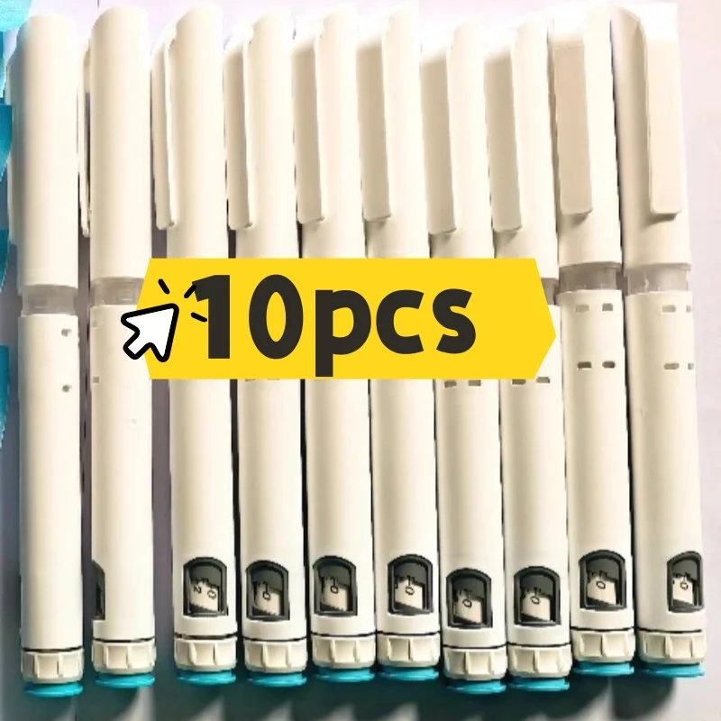 A set of 10 disposable magic pens, beauty pens, and adjustable-dose injection pens (excluding the medication).