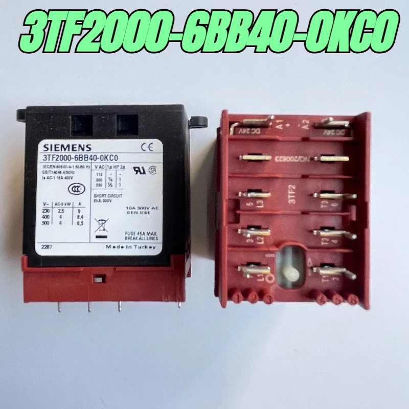 

(Совершенно новое) 1 шт./лот, 100% оригинальное реле: 3TF2000-6BB40-0KC0, контакторное реле постоянного тока