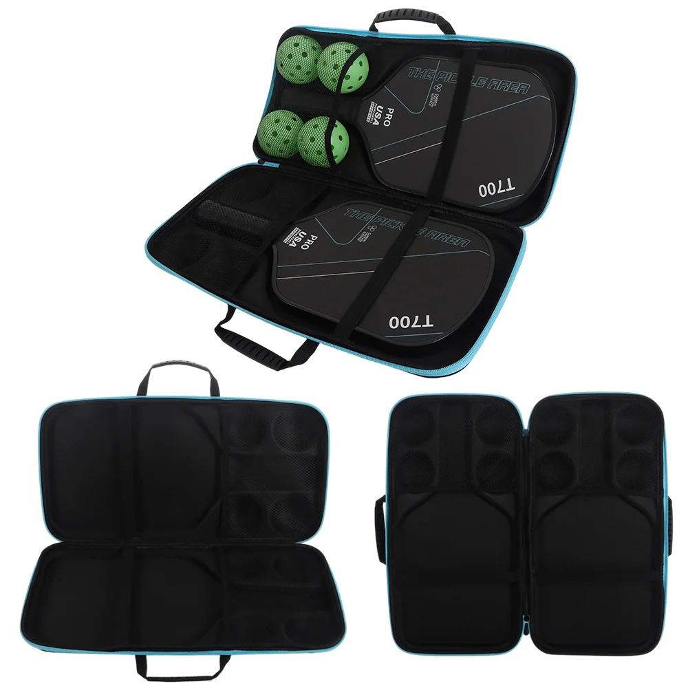 Hard Shell Pickleball Racket Storage Bag Waterproof EVA Protective Cover Pickleball Paddle Bag Space Saving