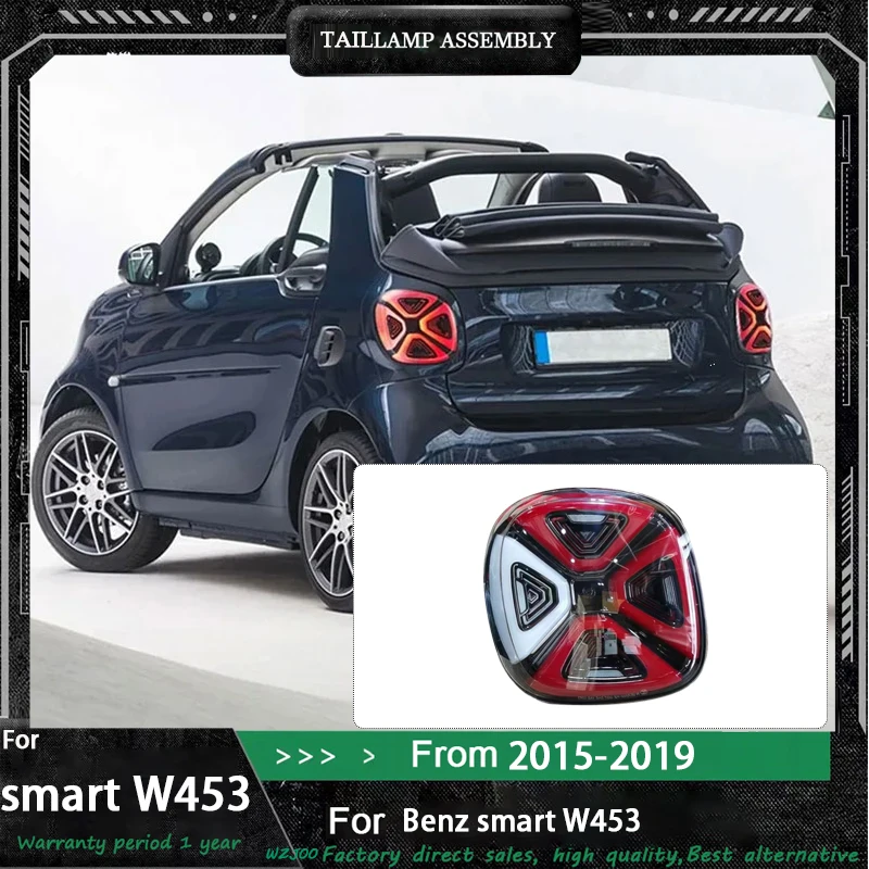 Автомобильные светодиодные задние фонари для Mercedes Benz Smart 453 Fortwo/Forfour 2014 2015 2016 2017 2018 2019 DRL сигнальные светодиодные задние фонари в сборе