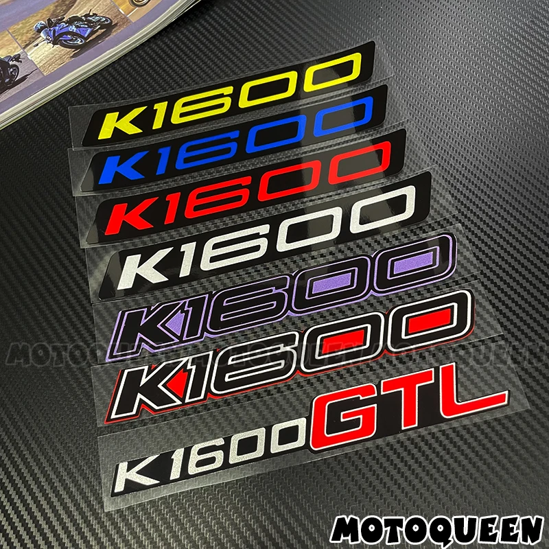 For BMW K1600 GTL K1600GTL 2X Motorcycle Fairing Body Tank Pad Side Wheel Rims Emblem Logo Decoration Reflective Decals Stickers