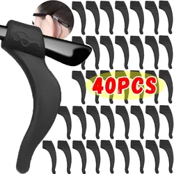 5/20pairs Silicone Anti-slip Ear Hooks Women Men Antiskid Glasses Leg Ear Sleeve Clear Anti-fall Eyewear Holder Accessories