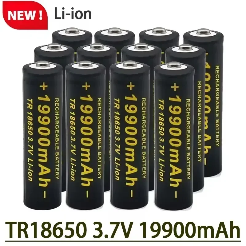 100% high quality and large capacity 3.7V 18650 19900mAh high capacity batteries Li-ion lithium battery for flashlight battery